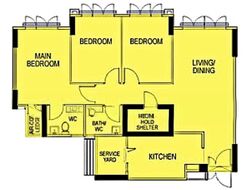 Blk 430B Orchid Spring @ Yishun (Yishun), HDB 4 Rooms #556844591